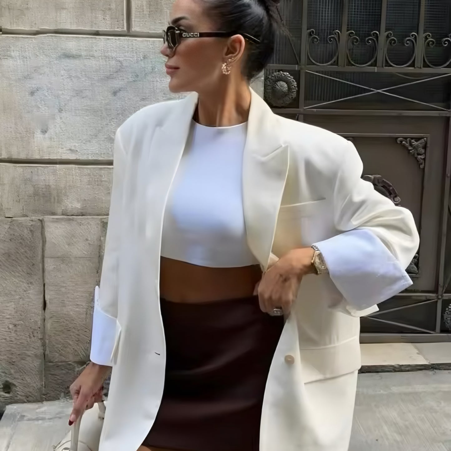 Oversized Blazer „Luna“ – Cream Edition