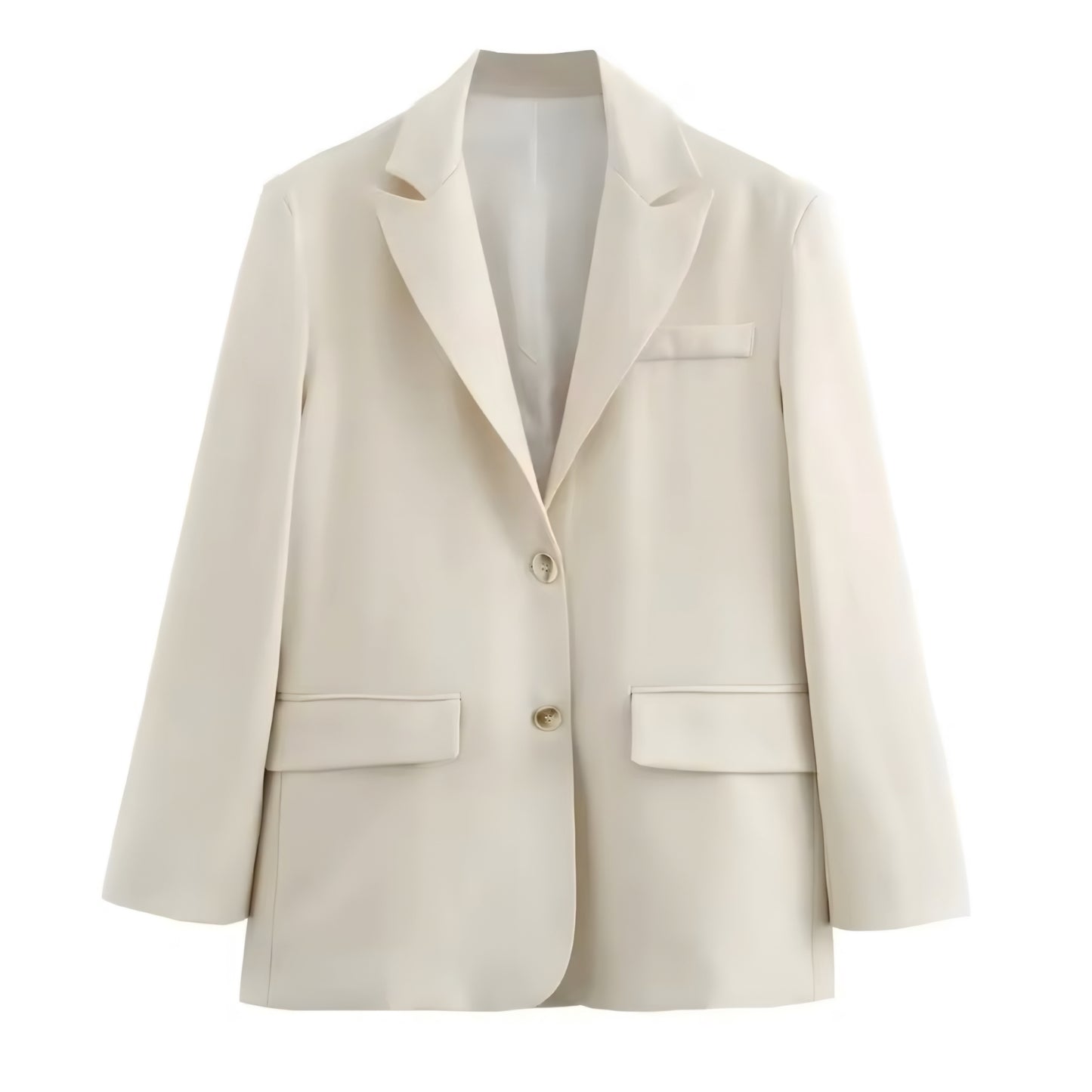 Oversized Blazer „Luna“ – Cream Edition