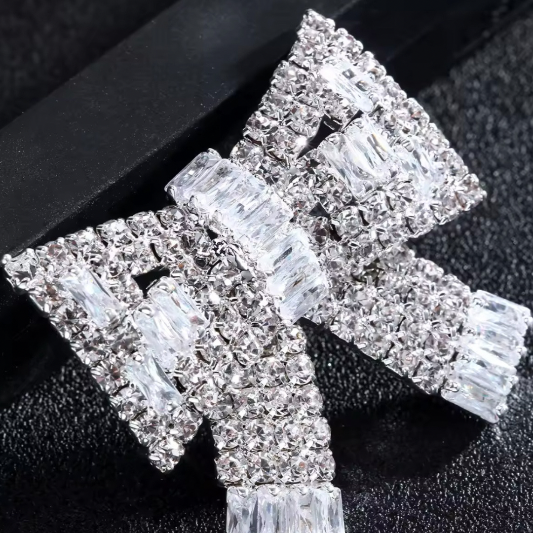Crystal Bow Statement Ohrringe
