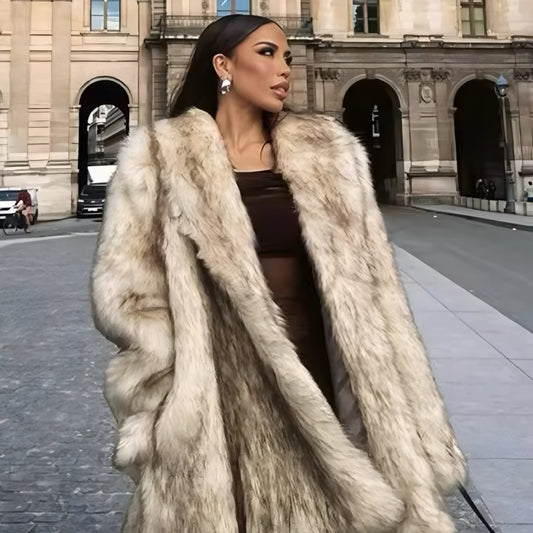 Aurora Vegan Fur Coat