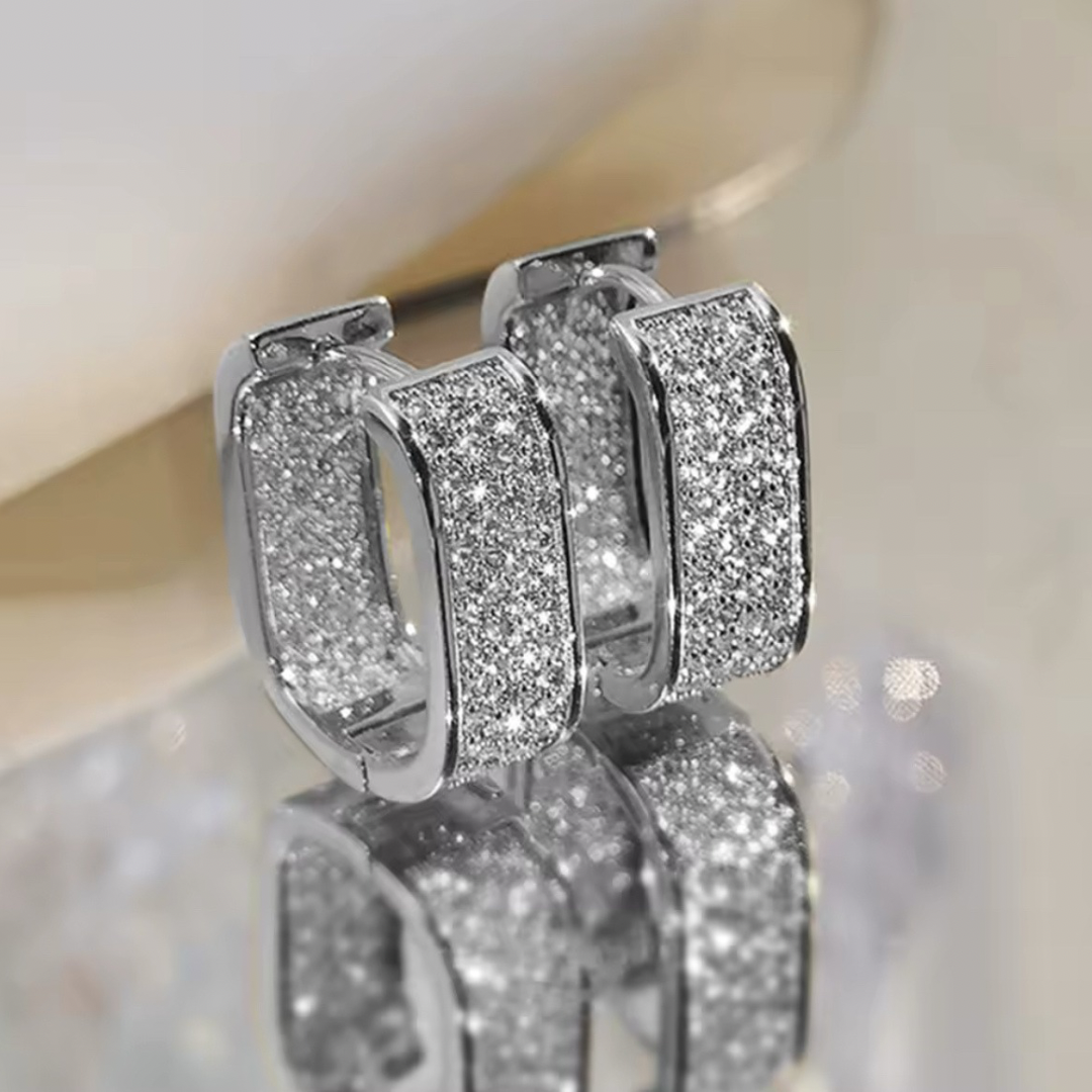 Luxury Square Hoop Earrings