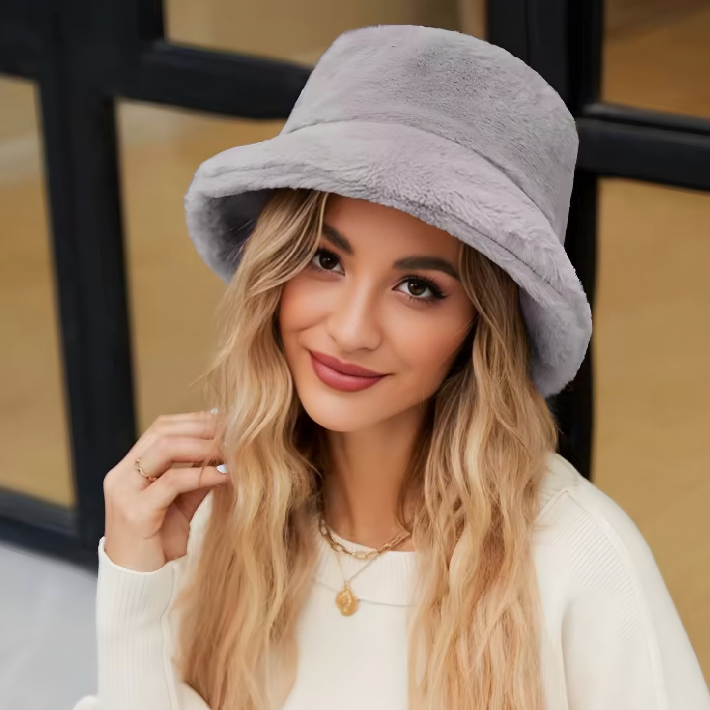 Faux Fur Cap