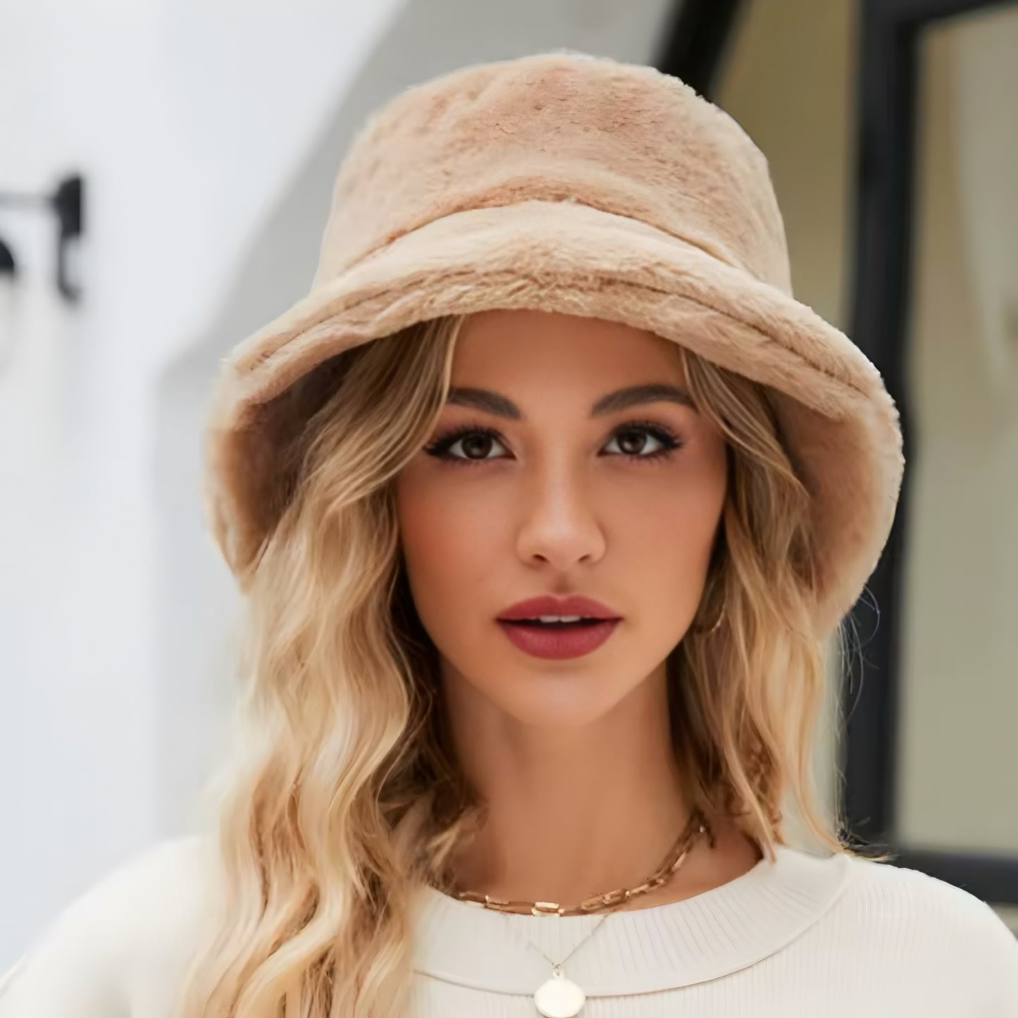 Faux Fur Cap