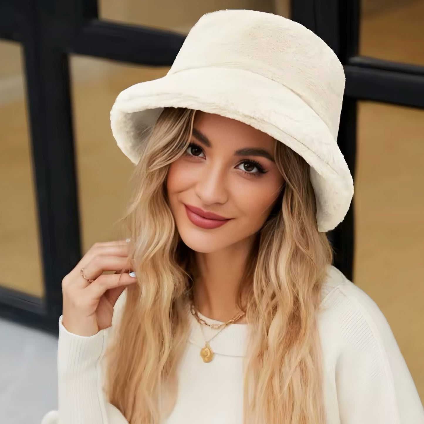 Faux Fur Cap