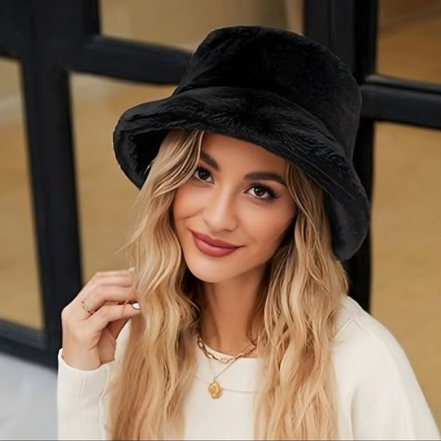 Faux Fur Cap